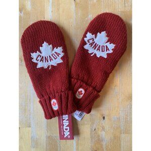 2012 Olympic Mittens Canada L-XL Adult NWT Hudson Bay Co